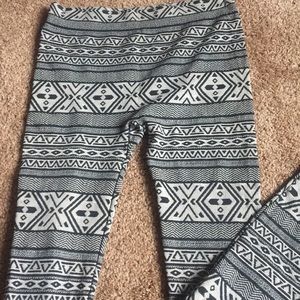 Aztec patterned leggings